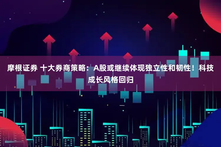 摩根证券 十大券商策略：A股或继续体现独立性和韧性！科技成长风格回归